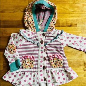 Matilda Jane Pink and Teal Patterned Jacket